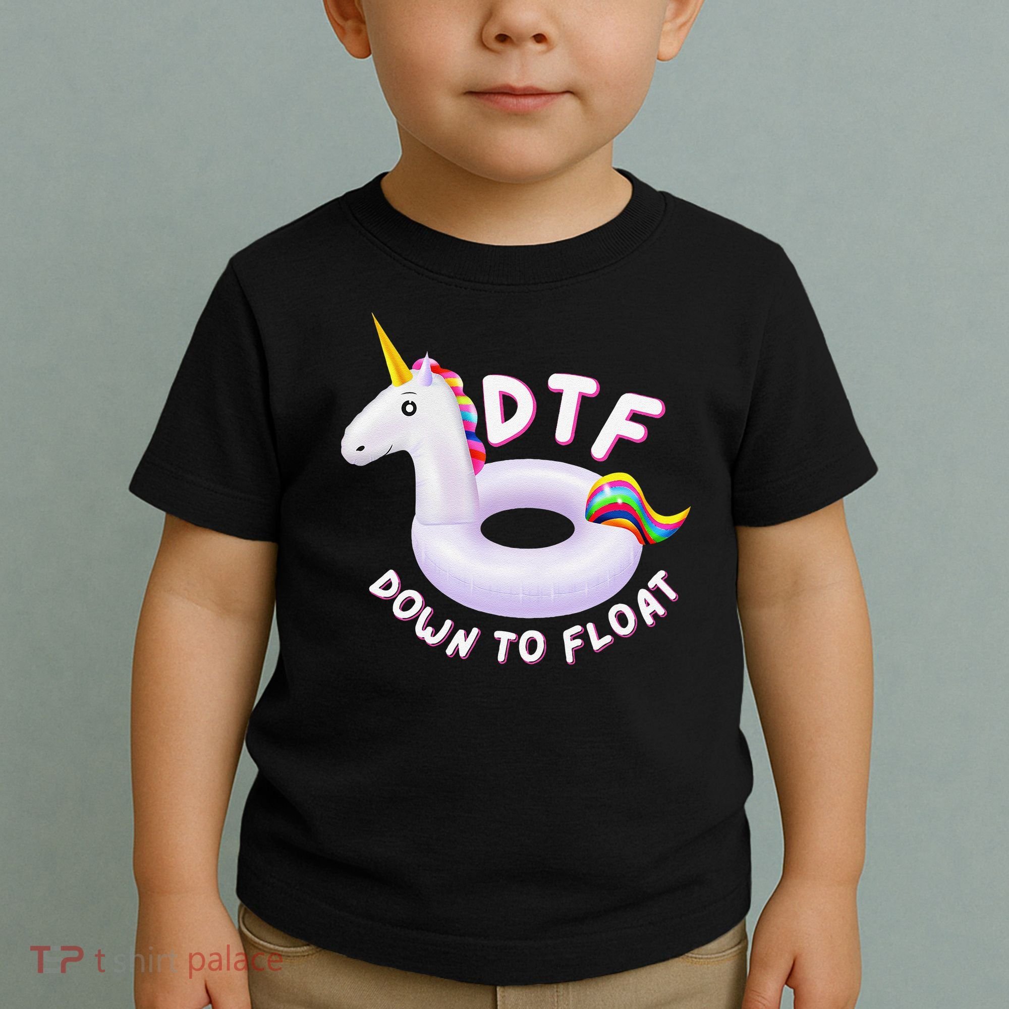 Funny Dtf River Tubing Down To Float Summer Float Trip Toddler T-Shirt
