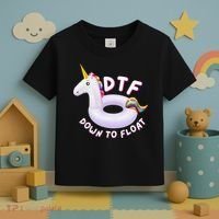 Funny Dtf River Tubing Down To Float Summer Float Trip Toddler T-Shirt thumb 3