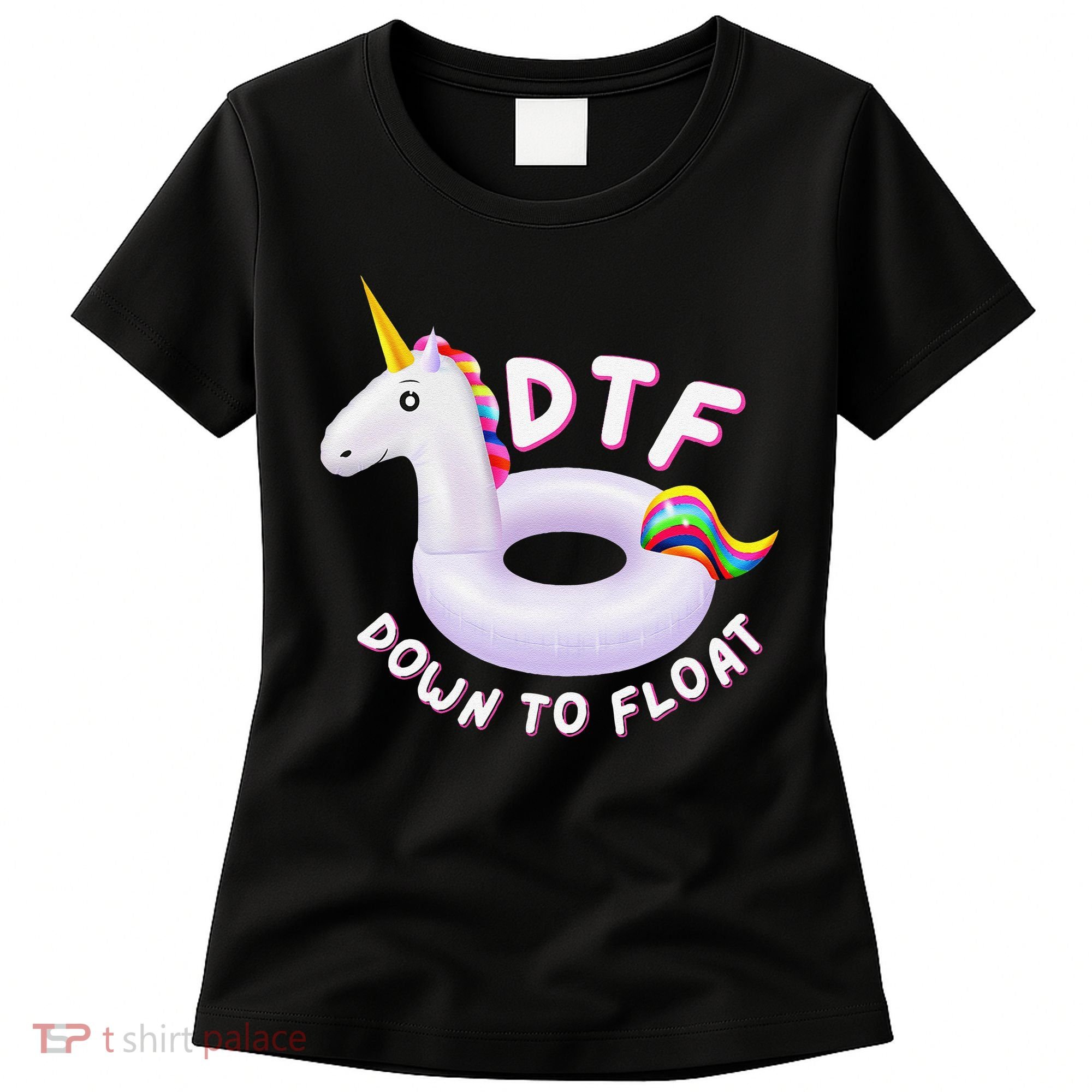Funny Dtf River Tubing Down To Float Summer Float Trip Women's T-Shirt