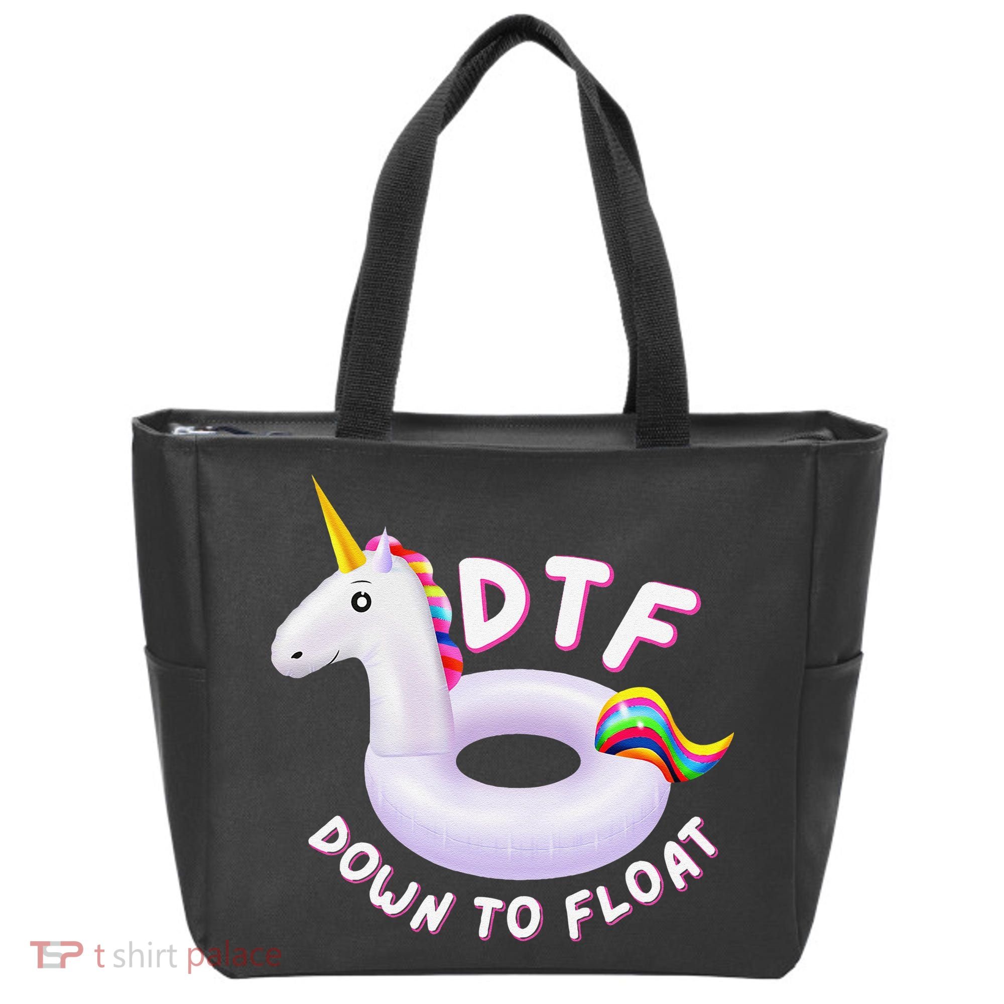 Funny Dtf River Tubing Down To Float Summer Float Trip Tote Bag
