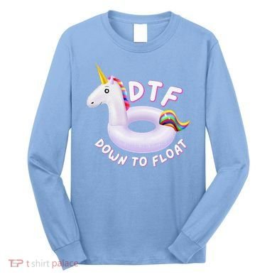 Funny Dtf River Tubing Down To Float Summer Float Trip Long Sleeve Shirt