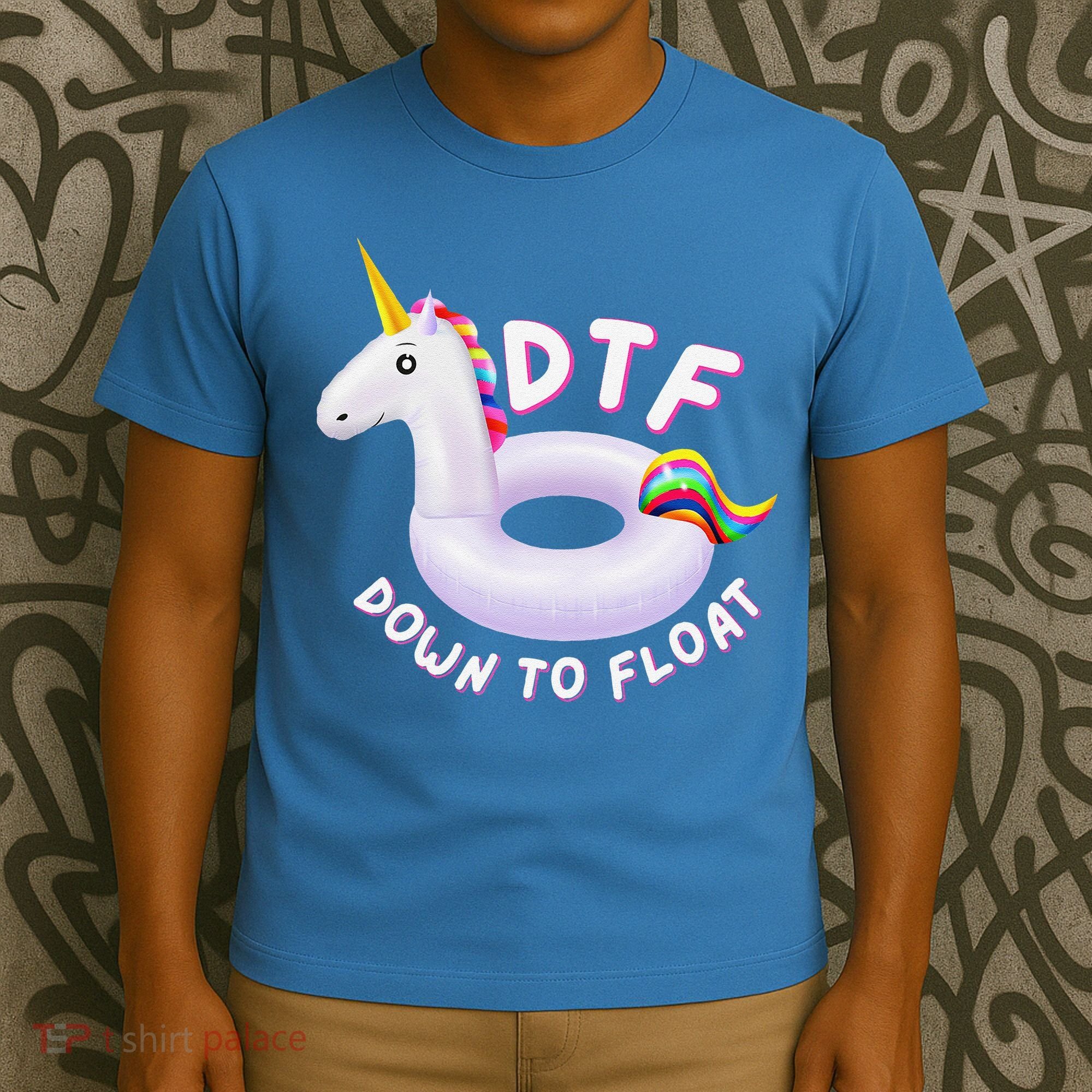 Funny Dtf River Tubing Down To Float Summer Float Trip T-Shirt