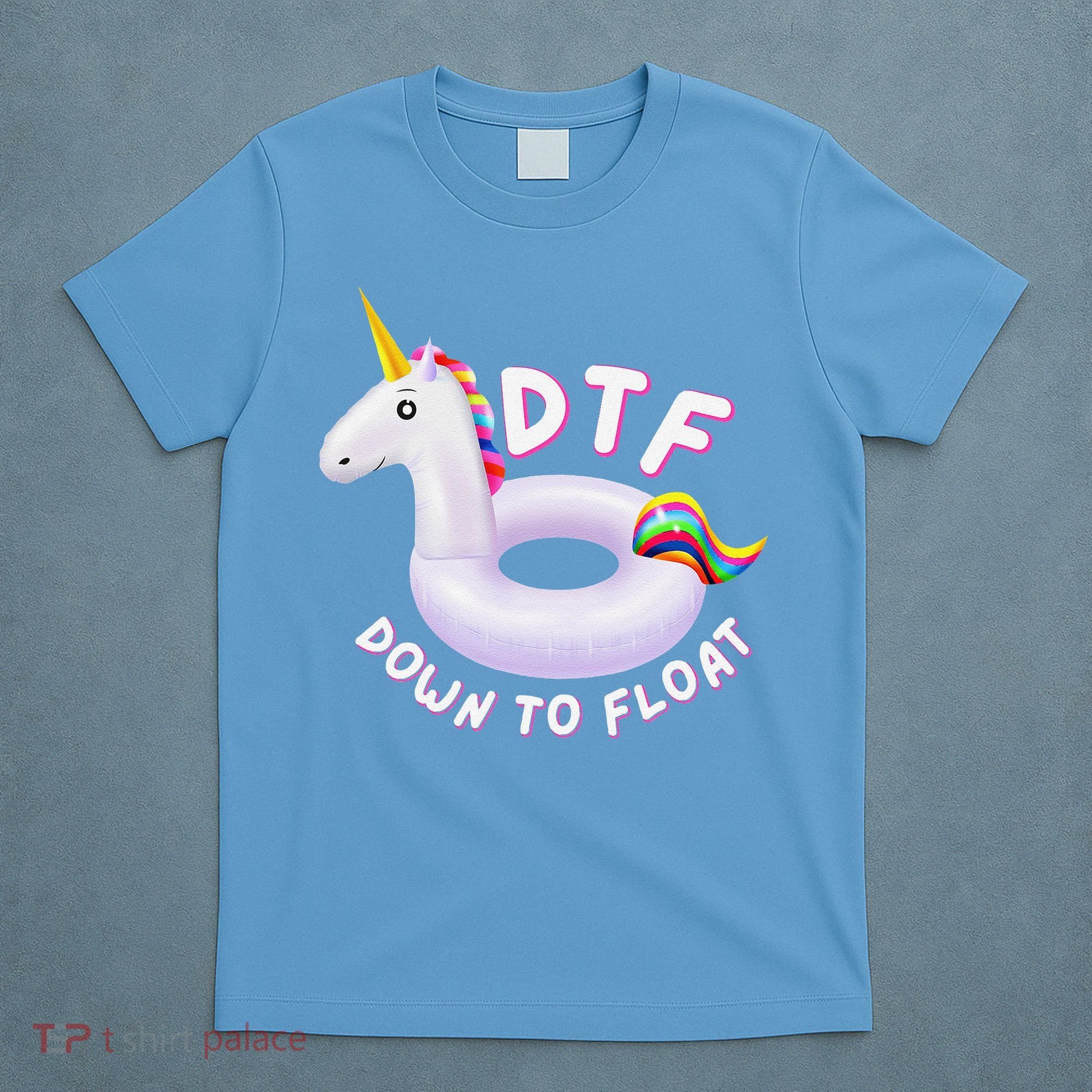 Funny Dtf River Tubing Down To Float Summer Float Trip T-Shirt
