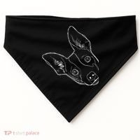 Funny Dog Rat Terrier USA-Made Doggie Bandana thumb 0