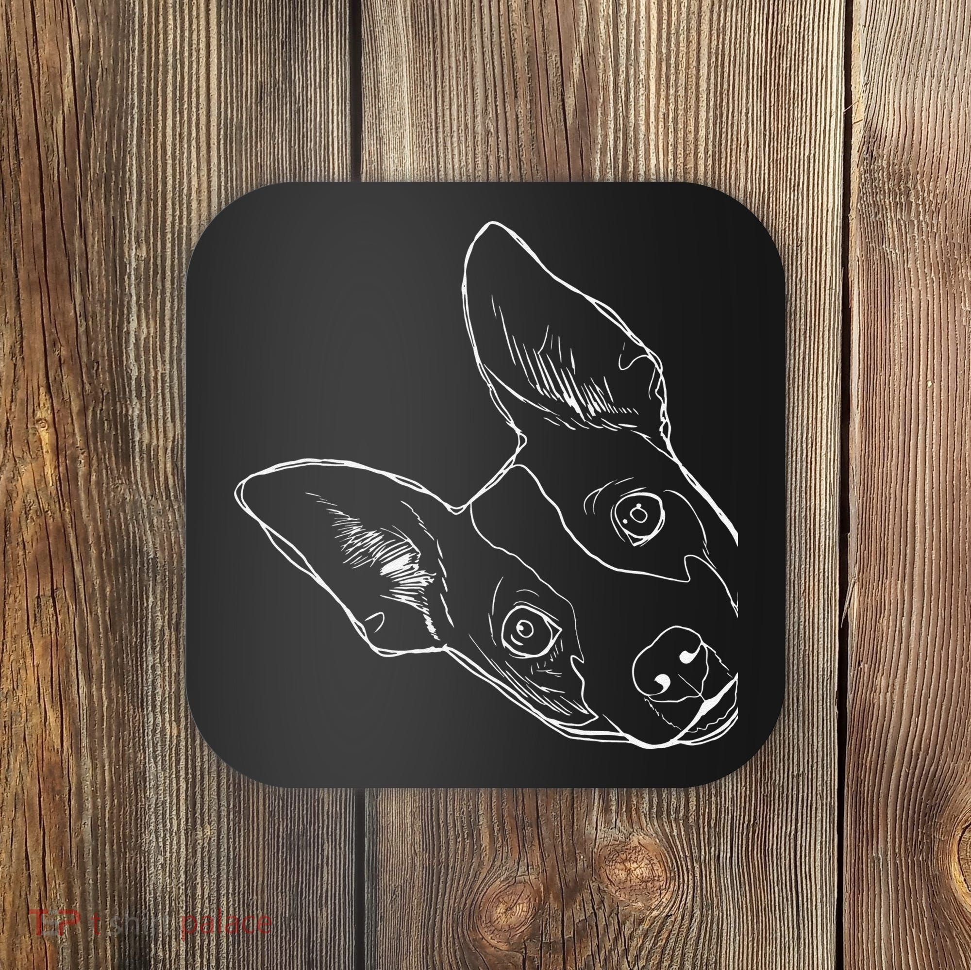 Funny Dog Rat Terrier Coaster