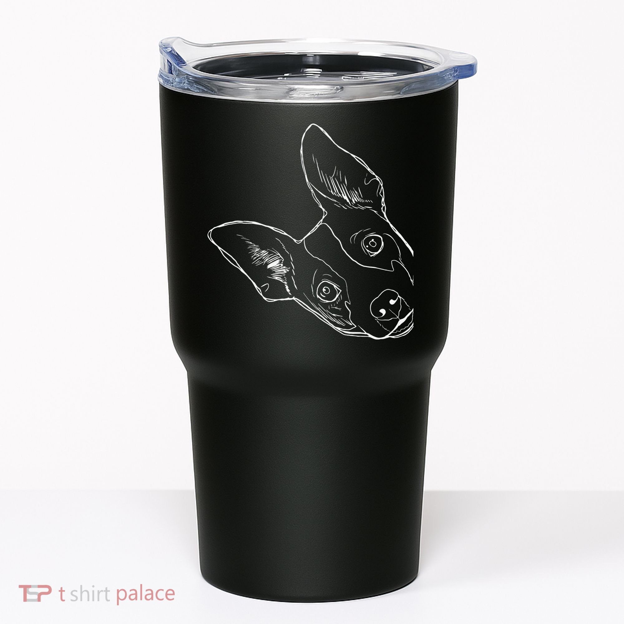 Funny Dog Rat Terrier Tumbler
