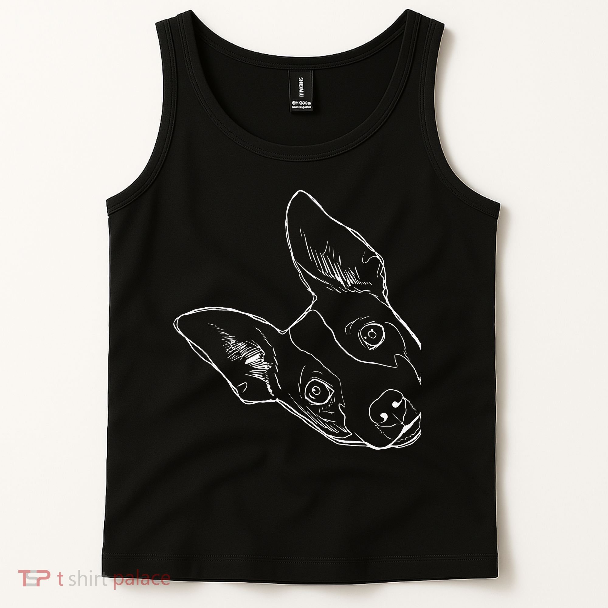 Funny Dog Rat Terrier Tank Top