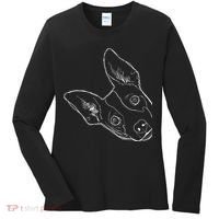 Funny Dog Rat Terrier Women's Long Sleeve Shirt thumb 0