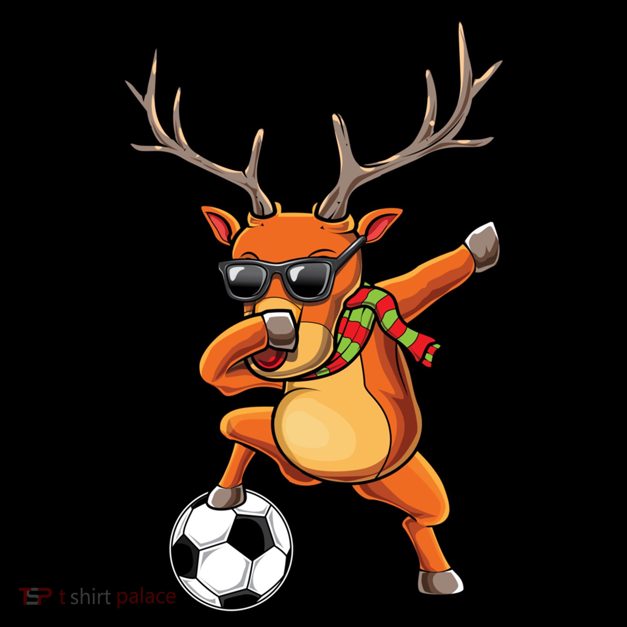 Funny Dabbing Reindeer Dab Christmas Soccer X Mas Funny Gift Coffee Mug