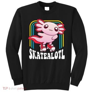 Funny Disco Roller Skate Axolotl Kawaii Salamander  Sweatshirt