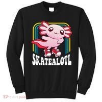 Funny Disco Roller Skate Axolotl Kawaii Salamander  Sweatshirt thumb 0