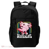 Funny Disco Roller Skate Axolotl Kawaii Salamander  Backpack thumb 0