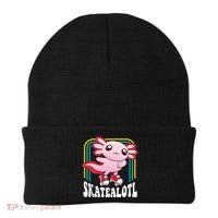 Funny Disco Roller Skate Axolotl Kawaii Salamander  Beanie thumb 0