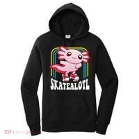 Funny Disco Roller Skate Axolotl Kawaii Salamander  Women's Hoodie thumb 0