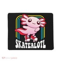 Funny Disco Roller Skate Axolotl Kawaii Salamander  Mousepad thumb 0