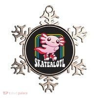 Funny Disco Roller Skate Axolotl Kawaii Salamander  Ornament thumb 0