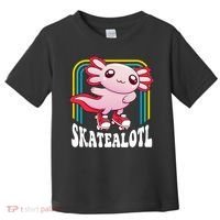 Funny Disco Roller Skate Axolotl Kawaii Salamander  Toddler T-Shirt thumb 0