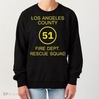 Fire Department Rescue Squad Team L.A. County 51 Women's Sweatshirt thumb 0