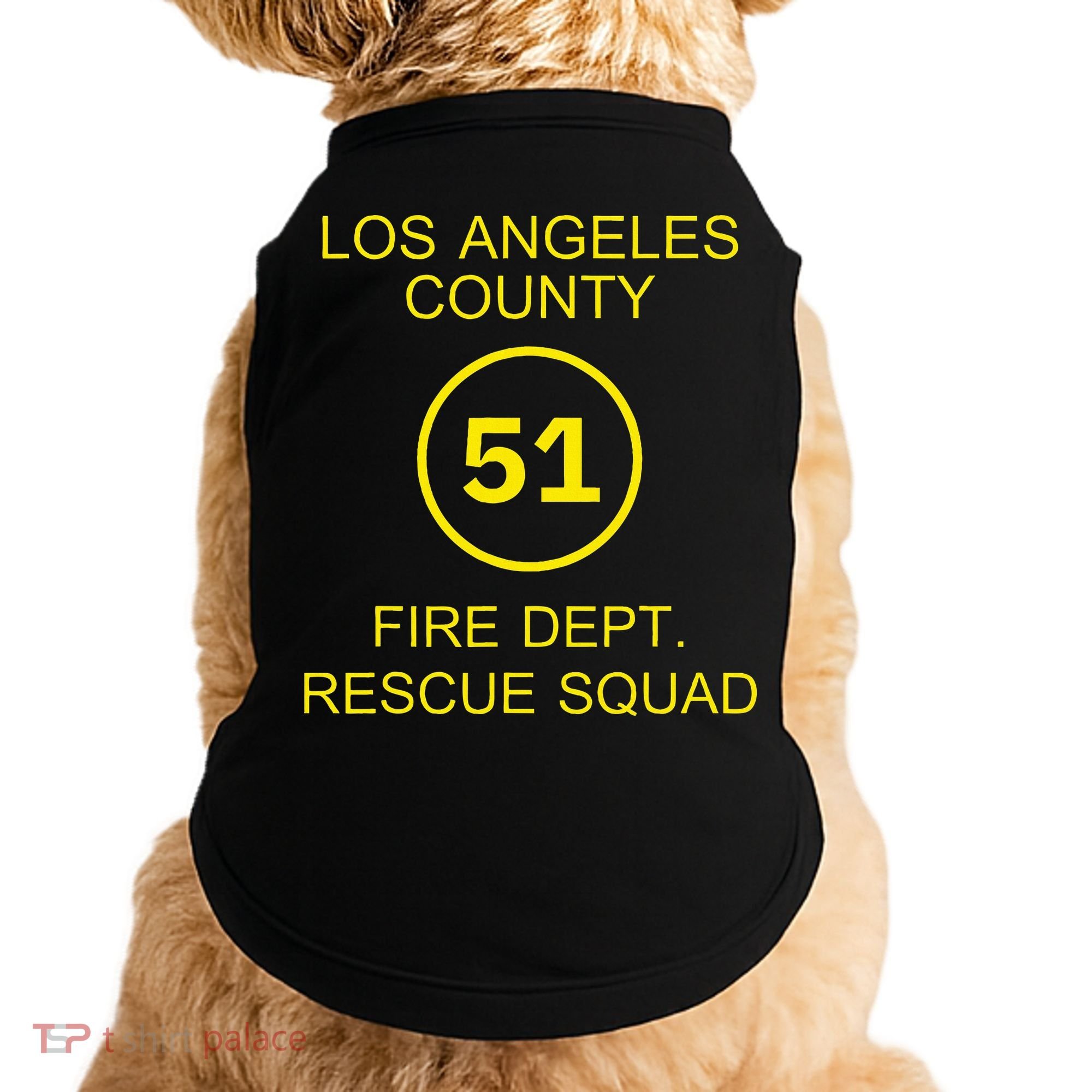 Fire Department Rescue Squad Team L.A. County 51 Doggie Tank