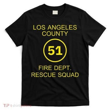 Fire Department Rescue Squad Team L.A. County 51 T-Shirt