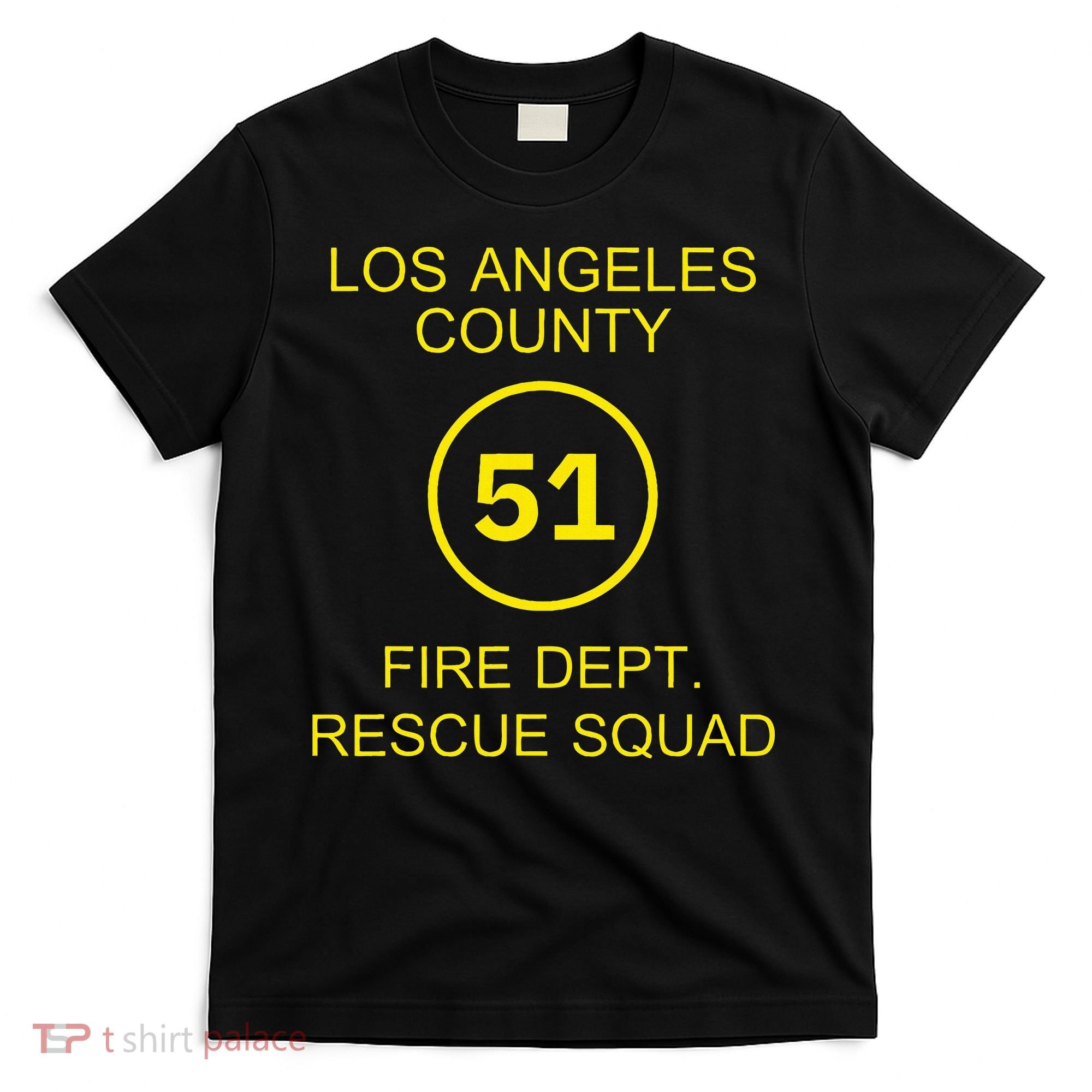 Fire Department Rescue Squad Team L.A. County 51 T-Shirt