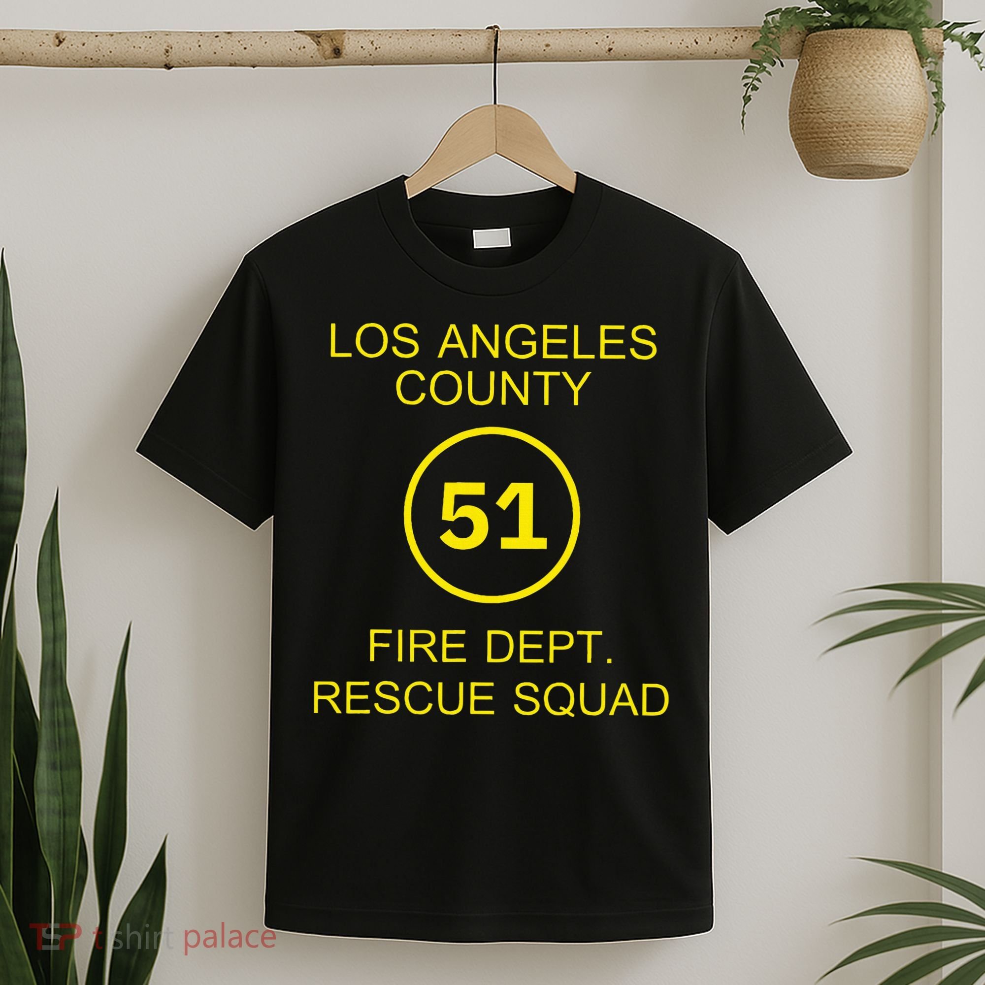 Fire Department Rescue Squad Team L.A. County 51 T-Shirt