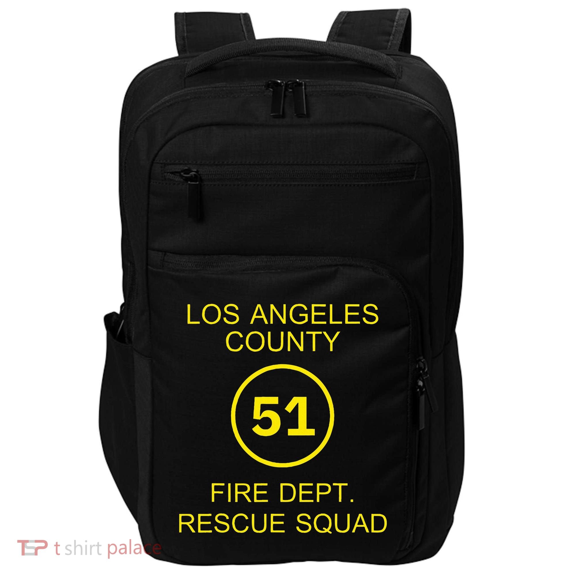 Fire Department Rescue Squad Team L.A. County 51 Impact Tech Backpack