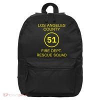 Fire Department Rescue Squad Team L.A. County 51 16 in Basic Backpack thumb 0