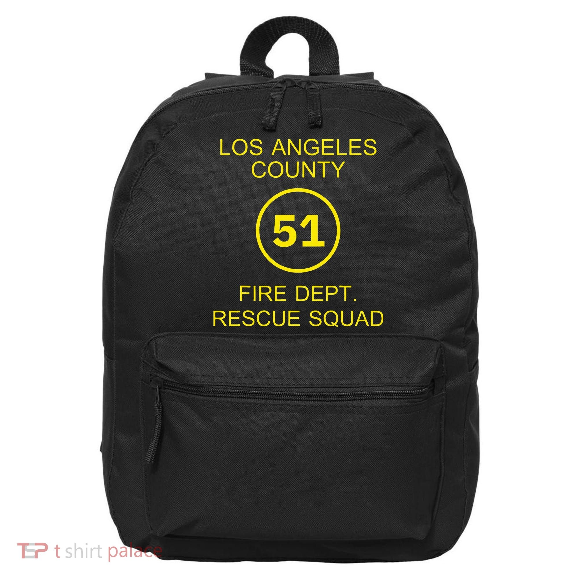 Fire Department Rescue Squad Team L.A. County 51 16 in Basic Backpack