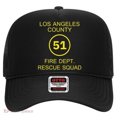 Fire Department Rescue Squad Team L.A. County 51 Hat