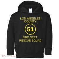 Fire Department Rescue Squad Team L.A. County 51 Toddler Hoodie thumb 0