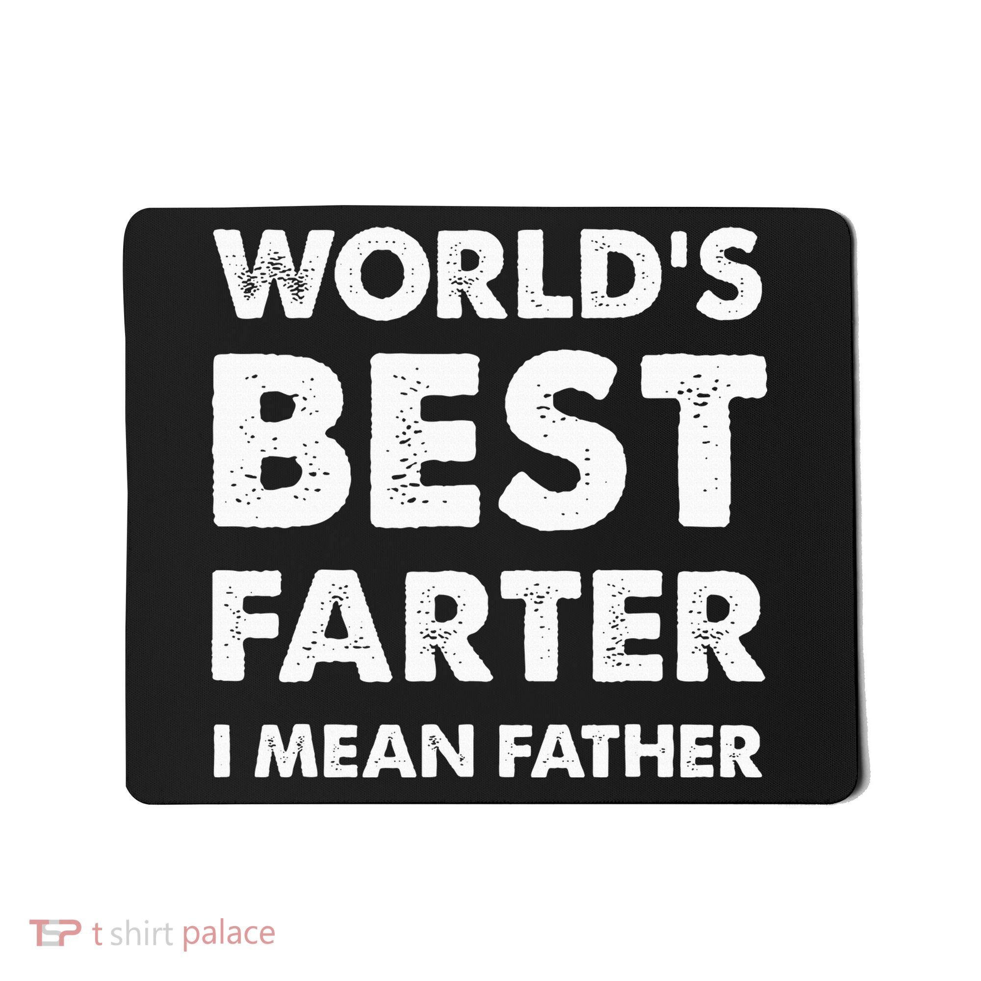 FatherS Day Retro Dad WorldS Best Farter I Mean Father Mousepad