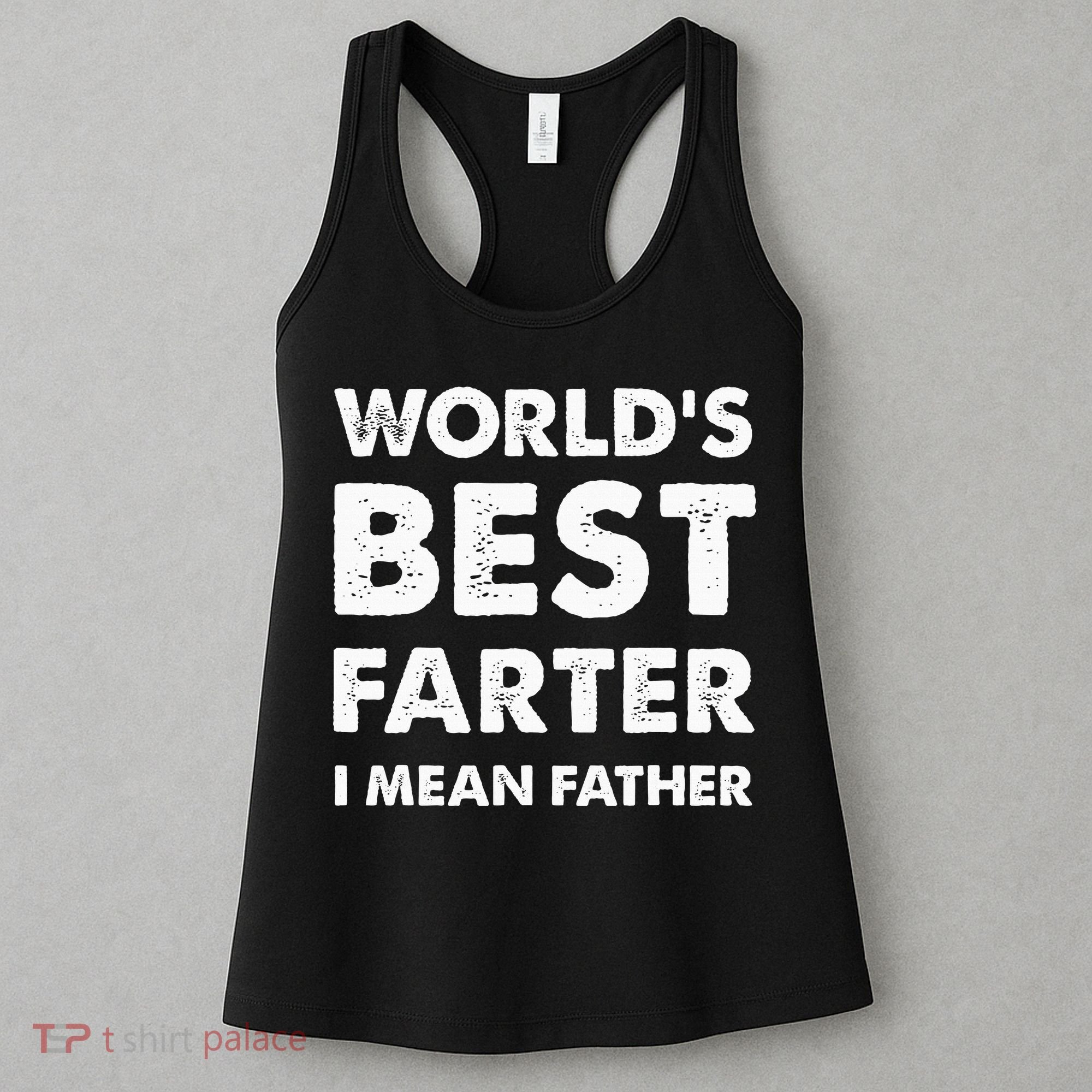 FatherS Day Retro Dad WorldS Best Farter I Mean Father Women's Tank Top