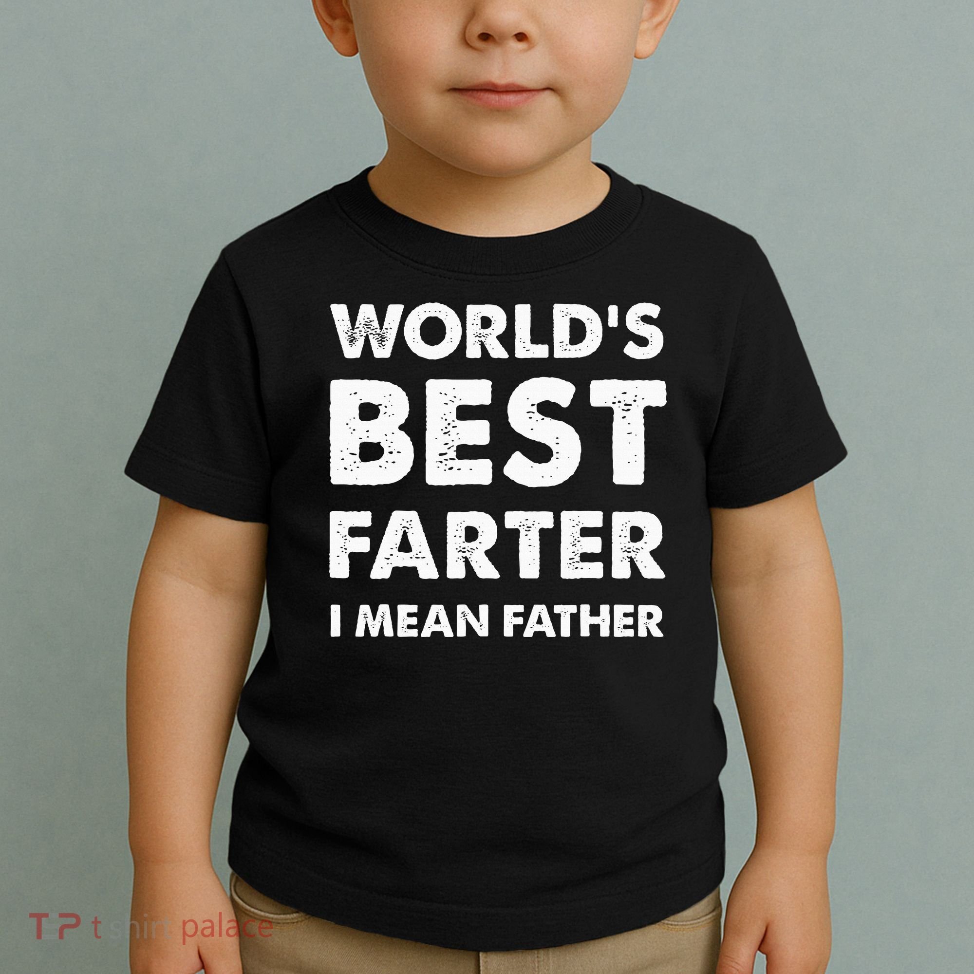FatherS Day Retro Dad WorldS Best Farter I Mean Father Toddler T-Shirt