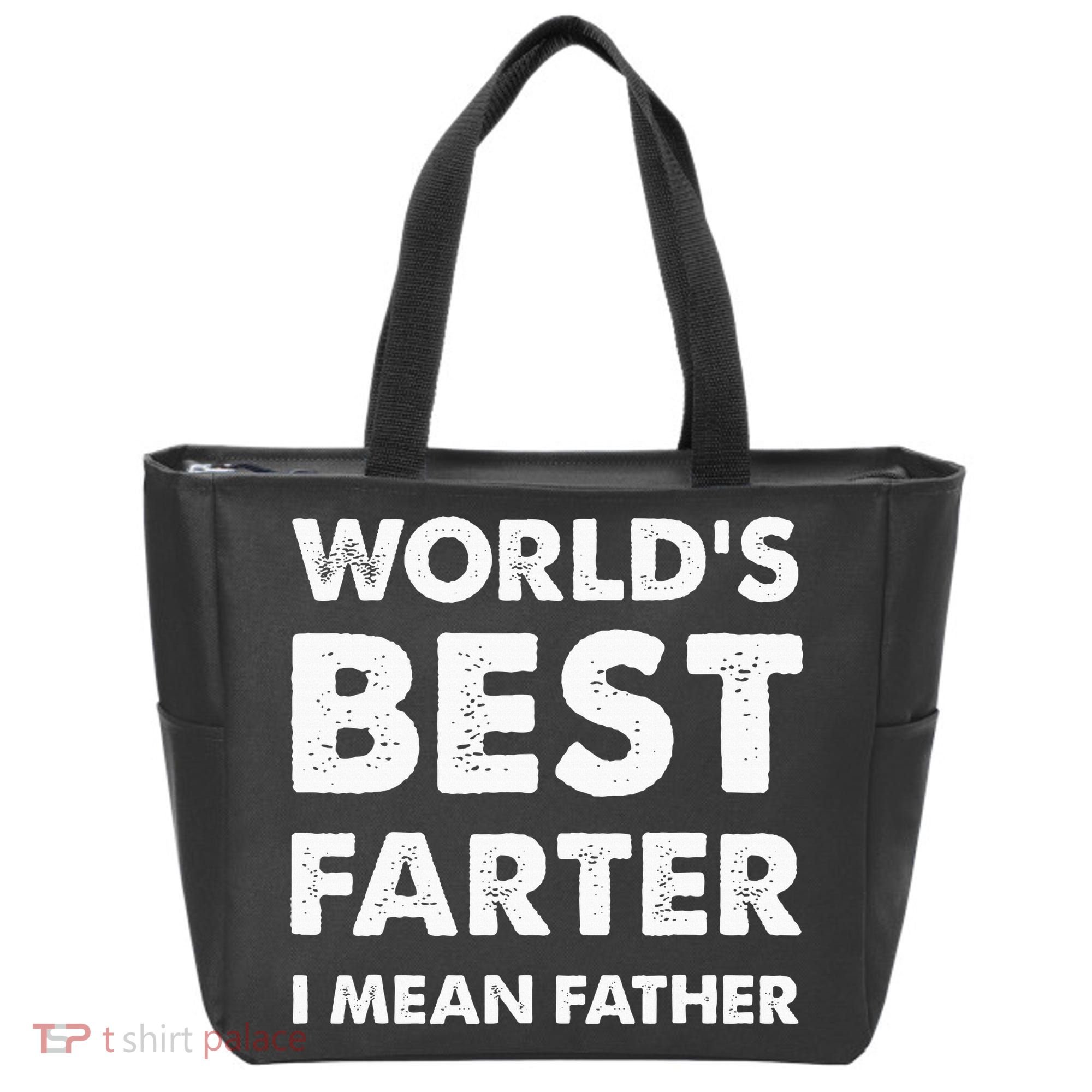 FatherS Day Retro Dad WorldS Best Farter I Mean Father Tote Bag