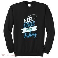 Father's Day Reel Cool Papa Fishing Gift Fishing Dad Sweatshirt thumb 0