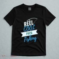 Father's Day Reel Cool Papa Fishing Gift Fishing Dad T-Shirt thumb 5