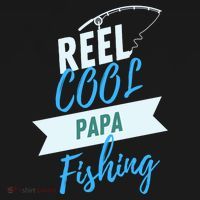 Father's Day Reel Cool Papa Fishing Gift Fishing Dad Polo thumb 3