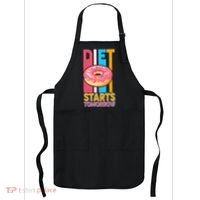 Funny Diet Starts Tomorrow Donut Love Apron thumb 0