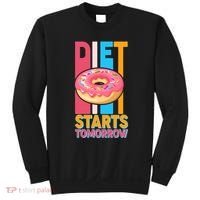 Funny Diet Starts Tomorrow Donut Love Sweatshirt thumb 0