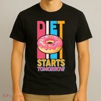 Funny Diet Starts Tomorrow Donut Love T-Shirt thumb 3