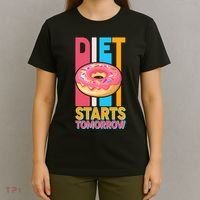 Funny Diet Starts Tomorrow Donut Love T-Shirt thumb 4