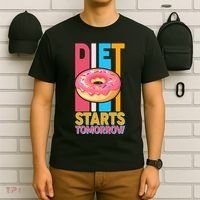 Funny Diet Starts Tomorrow Donut Love T-Shirt thumb 6