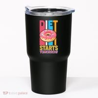 Funny Diet Starts Tomorrow Donut Love Tumbler thumb 0