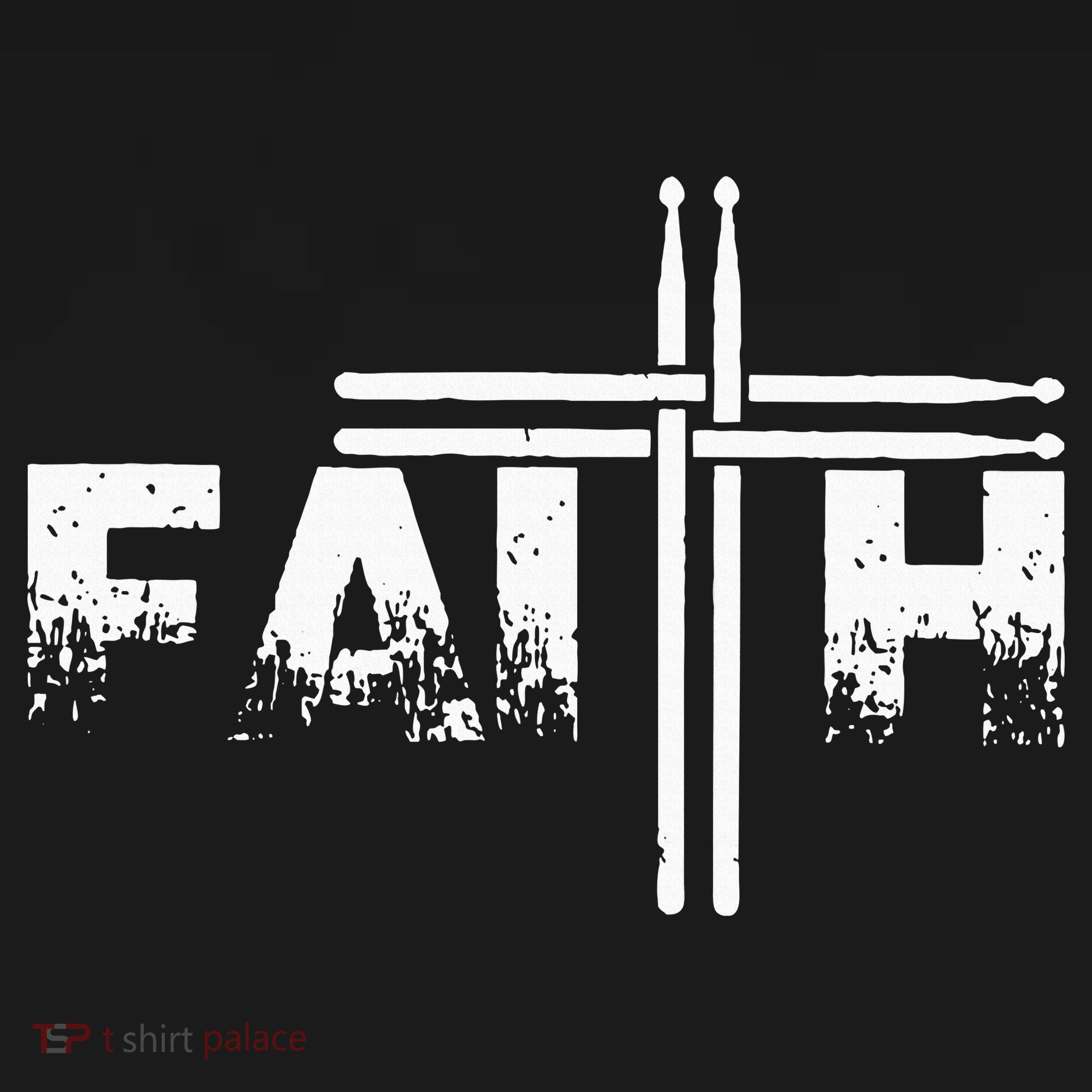 Faith Drum Stick Cross Christian God Jesus Fun Drummer Women's Hoodie