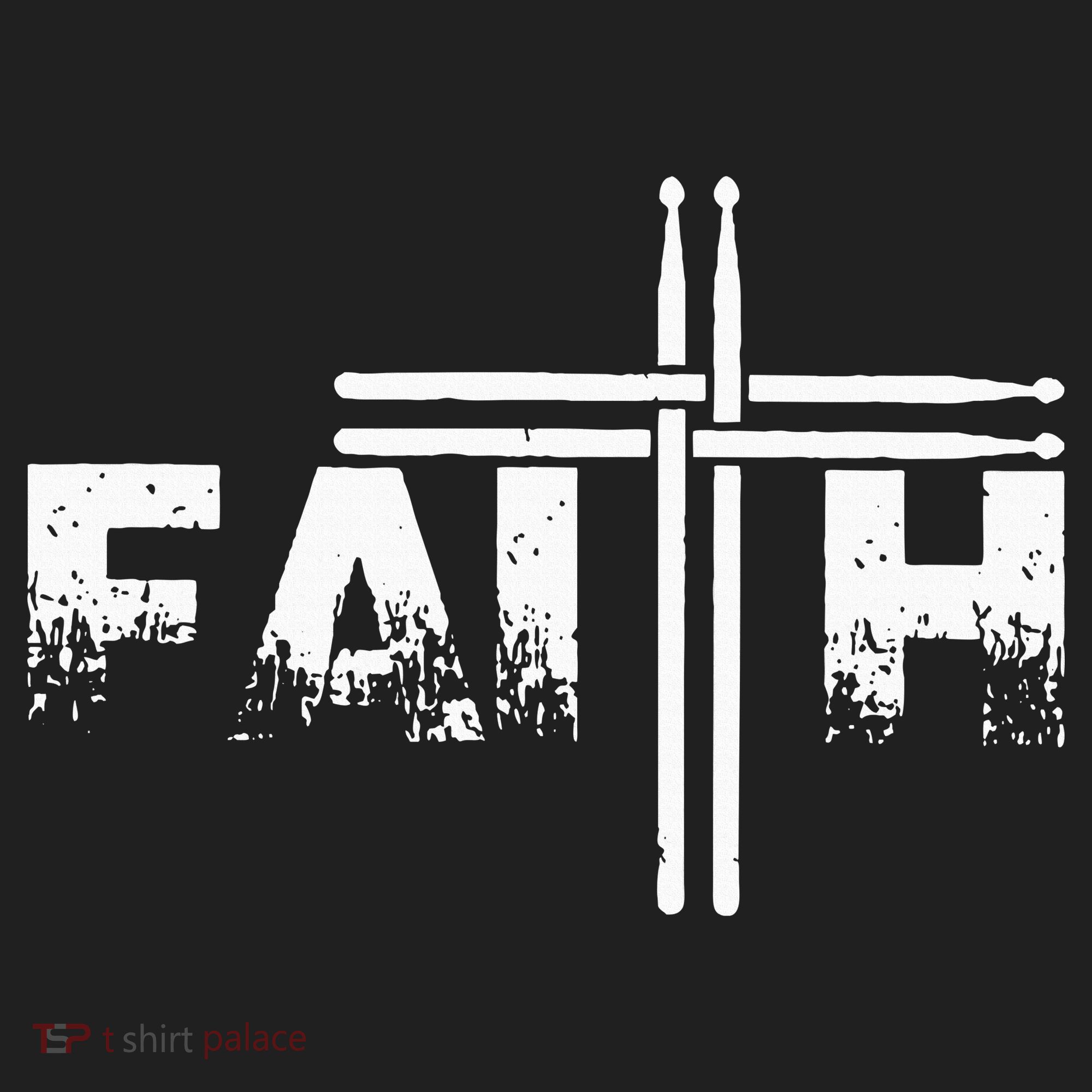 Faith Drum Stick Cross Christian God Jesus Fun Drummer Tumbler