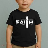 Faith Drum Stick Cross Christian God Jesus Fun Drummer Toddler T-Shirt thumb 2