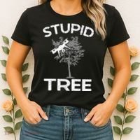 Funny Drones Stupid Tree Rc Drone Pilot Quadcopter Fpv Women's T-Shirt thumb 2