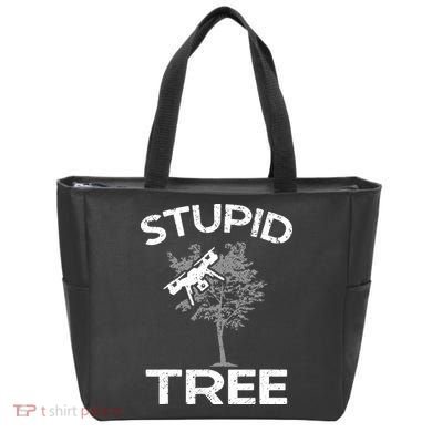 Funny Drones Stupid Tree Rc Drone Pilot Quadcopter Fpv Tote Bag