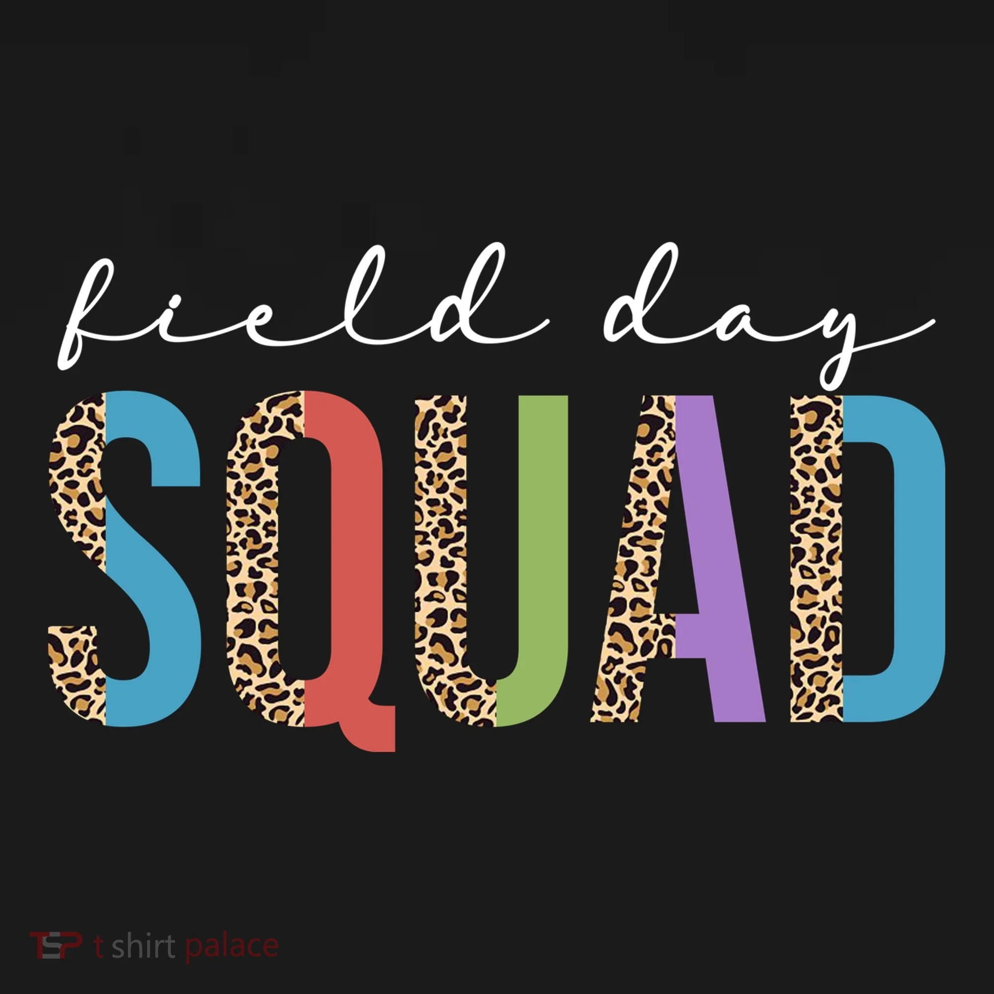 Field Day Squad Cheetah Print Doggie Tank